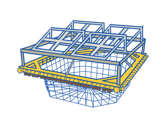 Fishing and light complementary platform